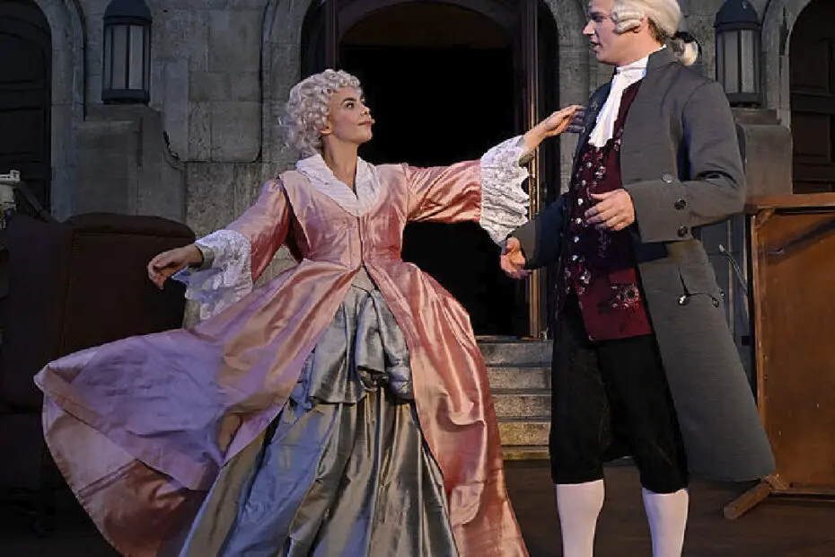 Die Aufführung MOZART vor dem Stadttheater Bremerhaven