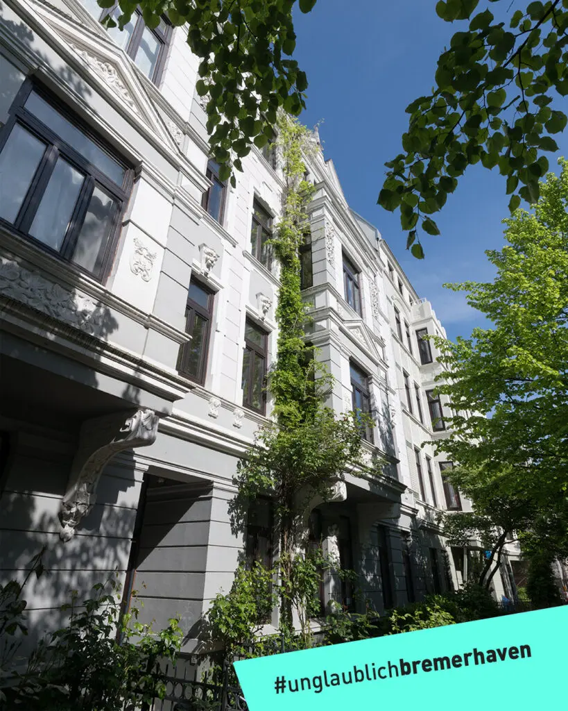 Hausfassaden in der Goethestraße