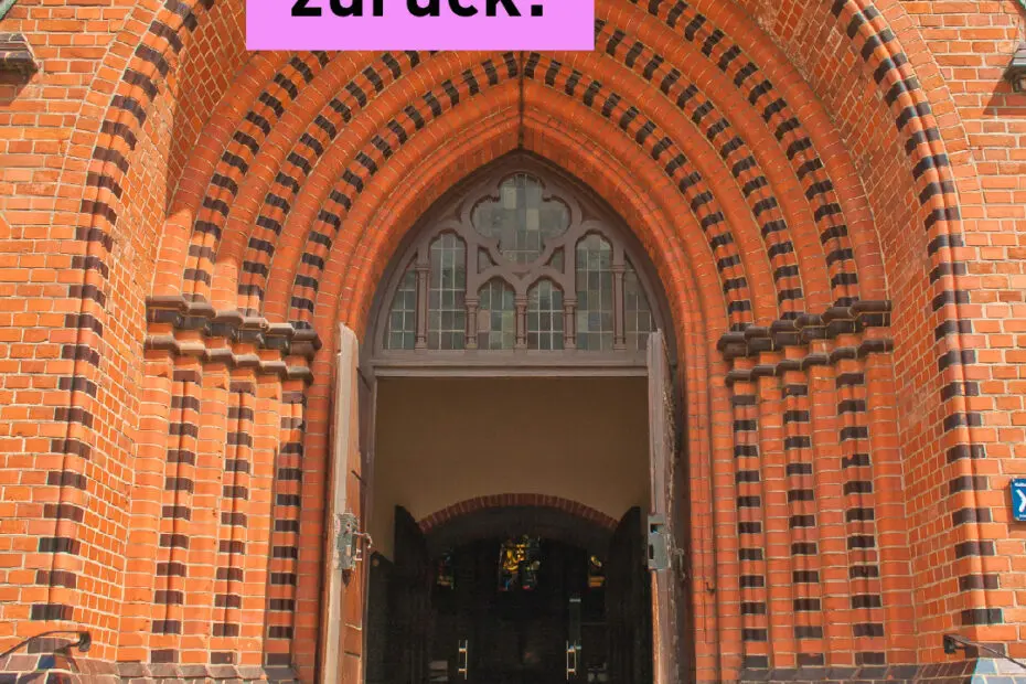 Die Haupttüren der Kulturkirche stehen wieder offen.