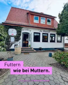 Aufnahme der Gastronomie "Mit Leib und Seele" im Bremerhavener Stadtpark