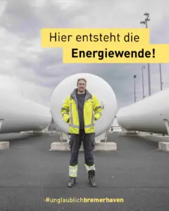 Kevin Schalk auf dem Wasserstoffcampus.