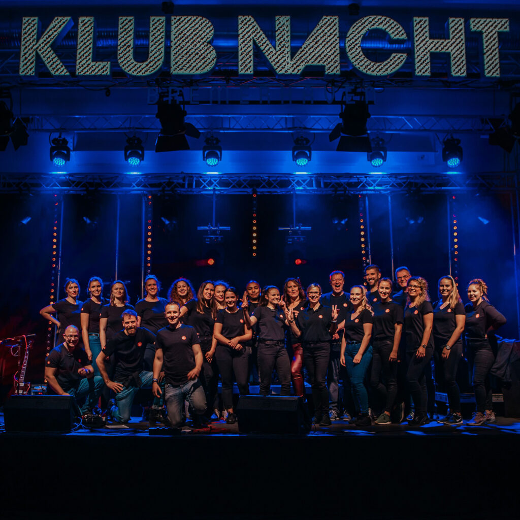 Das Team der Veranstaltung KLUB NACHT